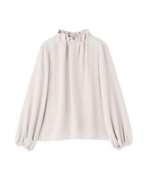 N.（N. Natural Beauty Basic）（エヌエヌナチュラルビューティーベーシック）の「【WEB限定カラー】◆ペーパーバックパフブブラウス（シャツ/ブラウス・レディース・ホワイト/ブラック/ホワイト系その他/ブルー/カーキ/グリーン・MEDIUM）」の7枚目の写真