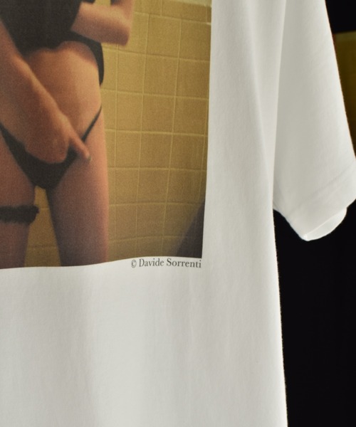 MINEDENIM（マインデニム）の「Davide Sorrenti × Stie-lo Unknown Nude T-SH（Tシャツ/カットソー・メンズ・ホワイト/ブラック・M/L/XL）」の7枚目の写真