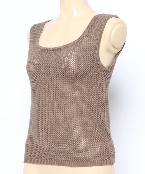 acro（アクロ）の「メッシュニットタンク/AC1101（タンクトップ・レディース・ブラウン/グリーン/ベージュ・ﾌﾘ-）」の20枚目の写真