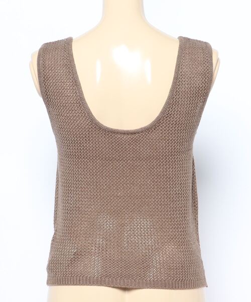 acro（アクロ）の「メッシュニットタンク/AC1101（タンクトップ・レディース・ブラウン/グリーン/ベージュ・ﾌﾘ-）」の17枚目の写真