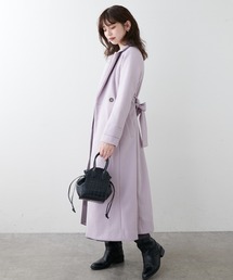 natural couture | バックフフレアロングレディコート(その他アウター)