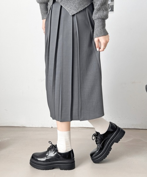 Shoes in Closet（シューズインクローゼット）の「超軽量厚底 ダブルソール レースアップ シューズ 1881（ドレスシューズ・レディース・ブラック/ダークブラウン/アイボリー/ブラック系その他・LL/3L/S/M/L/XS）」の12枚目の写真