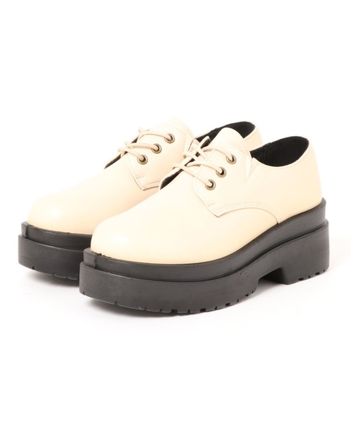 セール】超軽量厚底 ダブルソール レースアップ シューズ 1881（ドレス