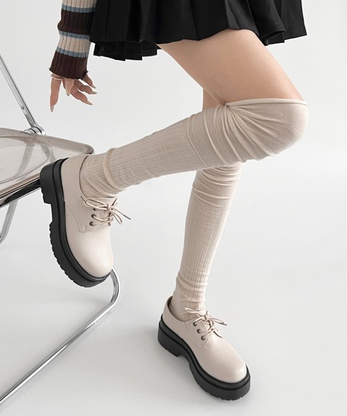 セール】超軽量厚底 ダブルソール レースアップ シューズ 1881（ドレス