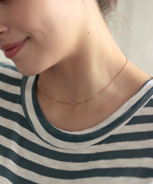 DONOBAN(ドノバン)の「シルバー925 ベネチアンチェーンネックレス(ネックレス・レディース・シルバー/ピンクゴールド・F)」の1枚目の写真