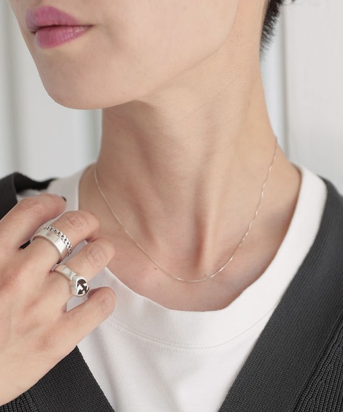 DONOBAN(ドノバン)の「シルバー925 ベネチアンチェーンネックレス(ネックレス・レディース・シルバー/ピンクゴールド・F)」の2枚目の写真