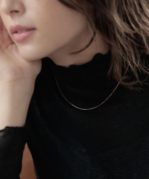 DONOBAN(ドノバン)の「シルバー925 ベネチアンチェーンネックレス(ネックレス・レディース・シルバー/ピンクゴールド・F)」の14枚目の写真