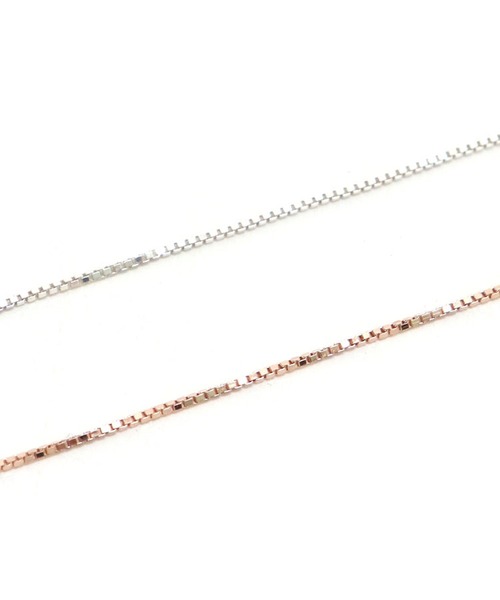 DONOBAN(ドノバン)の「シルバー925 ベネチアンチェーンネックレス(ネックレス・レディース・シルバー/ピンクゴールド・F)」の8枚目の写真