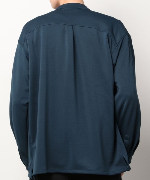 SITRY（シトリー）の「wide silhouette china Jersey cardigan/ワイドシルエット チャイナ ジャージ ルーズカーディガン/カーデ（カーディガン/ボレロ・メンズ・ブラック/ネイビー/モカ・M/L）」の14枚目の写真
