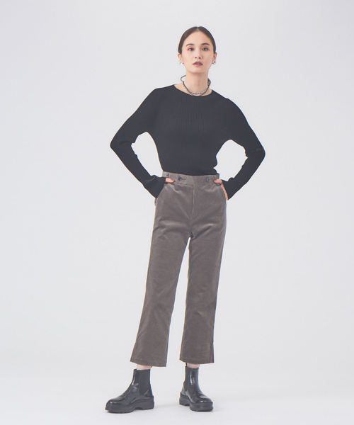 qualite（カリテ）の「【新型登場】シームレスクルーニット（ニット/セーター・レディース・ホワイト/オレンジ系その他/ブルー/ブラック・フリー）」の14枚目の写真