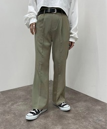 チェックフレアパンツ【ZOZOTOWN限定アイテム】