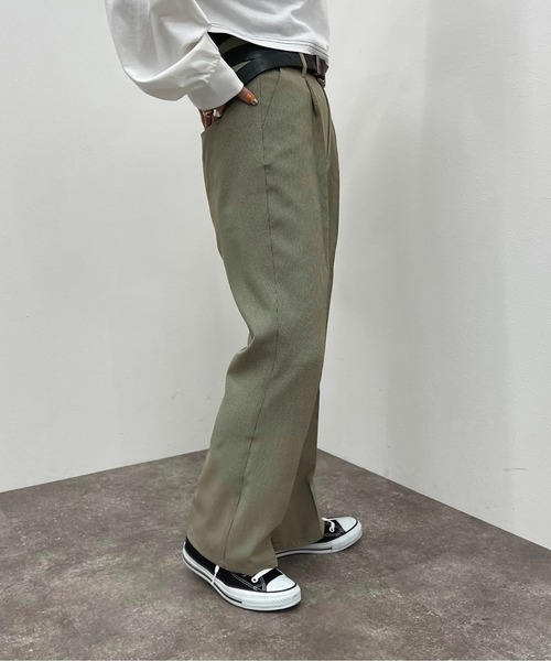 apres jour mignon(アプレジュールミニョン)の「チェックフレアパンツ【ZOZOTOWN限定アイテム】(その他パンツ・レディース・グリーン系その他/オレンジ系その他/イエロー系その他/カーキ・X-LARGE/MEDIUM/SMALL)」の6枚目の写真
