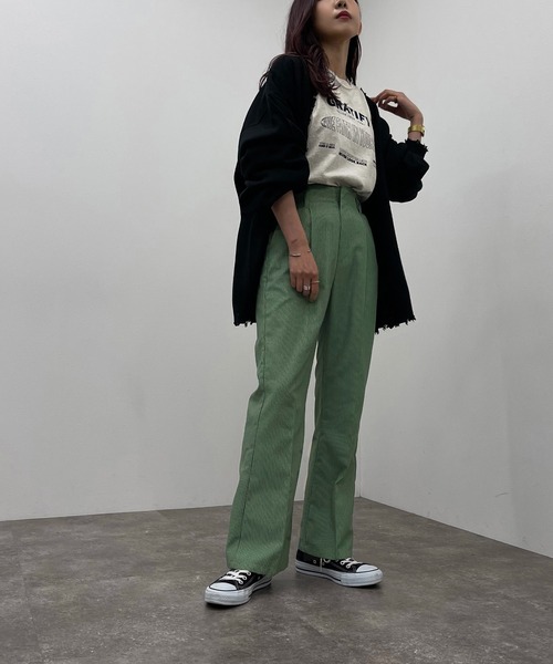apres jour mignon(アプレジュールミニョン)の「チェックフレアパンツ【ZOZOTOWN限定アイテム】(その他パンツ・レディース・グリーン系その他/オレンジ系その他/イエロー系その他/カーキ・X-LARGE/MEDIUM/SMALL)」の16枚目の写真