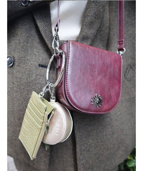 EVRIS(エヴリス)の「SETミニショルダーバッグ(ショルダーバッグ・レディース・ブラック/ベージュ/ボルドー・FREE)」の3枚目の写真
