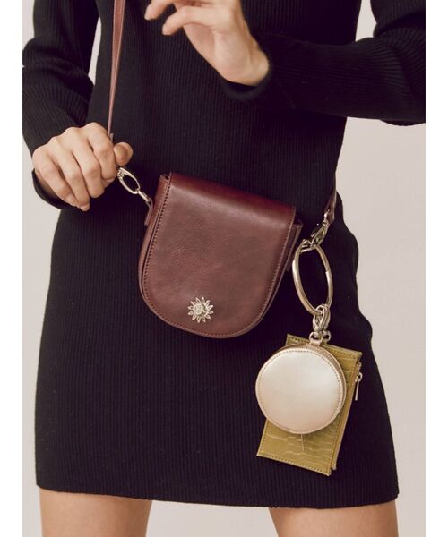 EVRIS(エヴリス)の「SETミニショルダーバッグ(ショルダーバッグ・レディース・ブラック/ベージュ/ボルドー・FREE)」の9枚目の写真