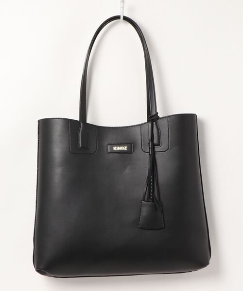 KINGZ（キングズ）の「ＲＥＮＯＭリバーシブルトート（トートバッグ・メンズ・ネイビー/グレー/ブラウン・FREE）」の6枚目の写真