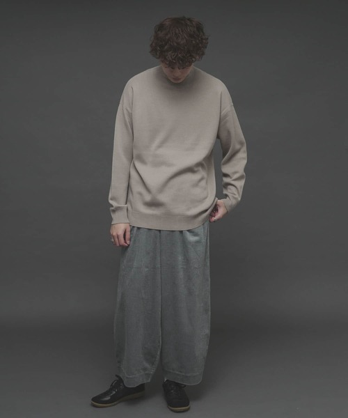SENSE OF PLACE by URBAN RESEARCH(センスオブプレイスバイアーバンリサーチ)の「ハイネックルーズセーター(ニット/セーター・メンズ・レッド/ミント/アイボリー/ブルー/ライトベージュ/ブラック・LARGE/MEDIUM)」の16枚目の写真