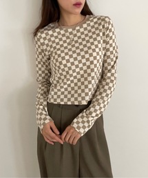 Didot.showroom | checker long tee(Tシャツ/カットソー)
