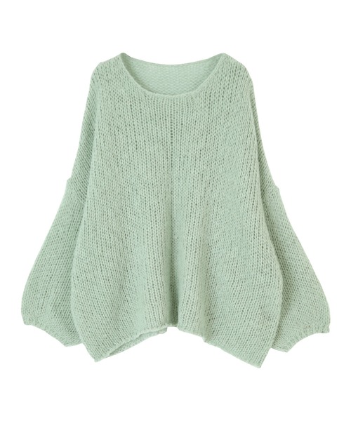 titivate（ティティベイト）の「ローゲージハンドライクニット（ニット/セーター・レディース・オフホワイト/ピンク/グリーン/グレイッシュベージュ/ブルー/モカ・S/M）」の17枚目の写真