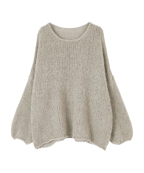 titivate（ティティベイト）の「ローゲージハンドライクニット（ニット/セーター・レディース・オフホワイト/ピンク/グリーン/グレイッシュベージュ/ブルー/モカ・S/M）」の22枚目の写真