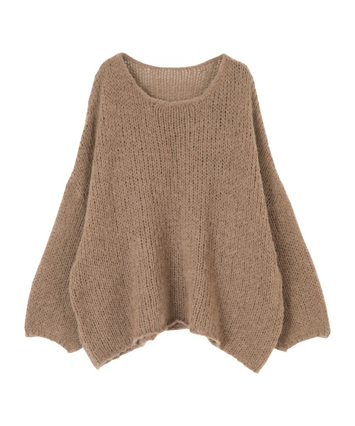 titivate（ティティベイト）の「ローゲージハンドライクニット（ニット/セーター・レディース・オフホワイト/ピンク/グリーン/グレイッシュベージュ/ブルー/モカ・S/M）」の12枚目の写真