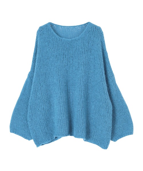 titivate（ティティベイト）の「ローゲージハンドライクニット（ニット/セーター・レディース・オフホワイト/ピンク/グリーン/グレイッシュベージュ/ブルー/モカ・S/M）」の7枚目の写真