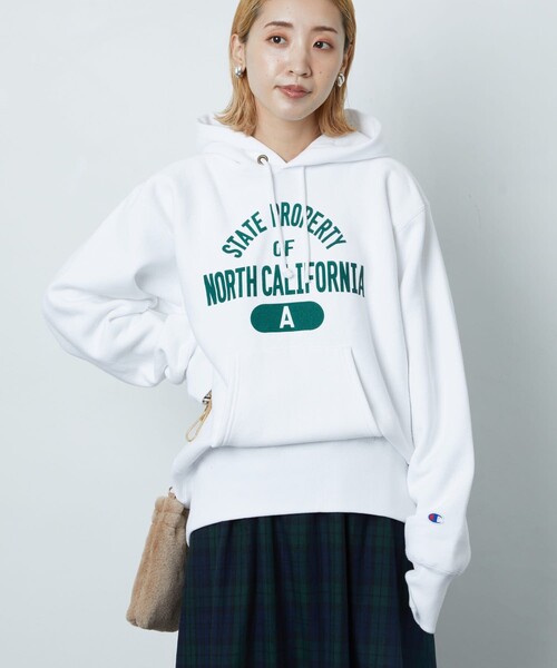 【WEB限定】champion/チャンピオン　REVERS WEAVE HOODED SWEAT/リバースウェーブフーディースウェット