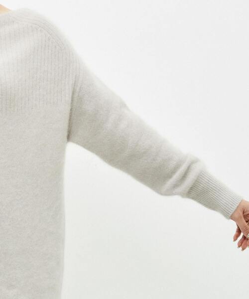 Liesse（リエス）の「ラクーンボートネックプルオーバー（ニット