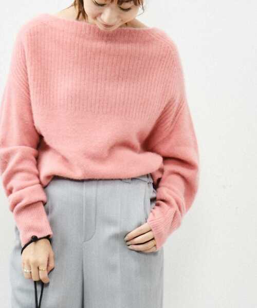 新品未使用❣️定価2.2万円 Liesse ラクーンボートネックプルオーバーニット 新品未使用❣️定価2.2万円 Liesse ラクーンボートネックプル