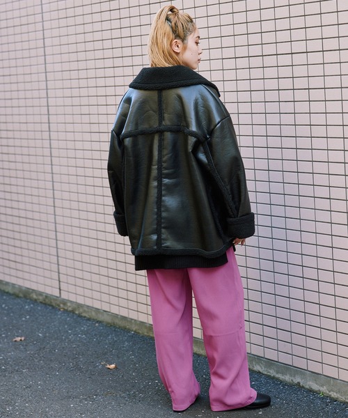 byYOUANCE（バイユアンス）の「タックストレートパンツ（その他パンツ・レディース・ピンク/グリーン/ブラウン/ライトイエロー/その他1・MEDIUM/SMALL）」の18枚目の写真