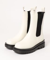 タンクソールサイドゴアミドルチェルシーブーツ