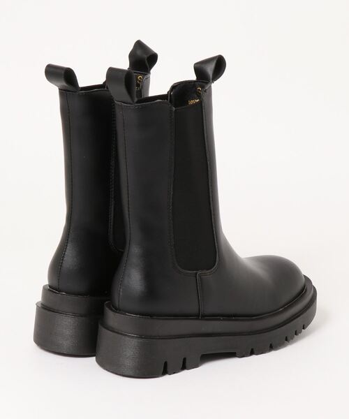 KOBE LETTUCE(コウベレタス)の「タンクソールサイドゴアミドルチェルシーブーツ(ブーツ・レディース・ブラック/ブラウン/アイボリー・LL/S/L/M)」の5枚目の写真