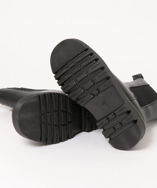 KOBE LETTUCE(コウベレタス)の「タンクソールサイドゴアミドルチェルシーブーツ(ブーツ・レディース・ブラック/ブラウン/アイボリー・LL/S/L/M)」の4枚目の写真