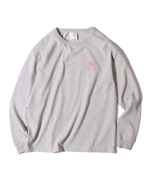 FRUIT OF THE LOOM（フルーツオブザルーム）の「【ROOPTOKYO限定】FRUIT OF THE LOOM/フルーツオブザルーム×Nah 描き下ろしイラスト  ロンT（Tシャツ/カットソー・レディース・グレー/ホワイト/ブラック・M/XL/L）」の16枚目の写真