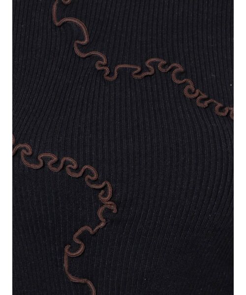 merry jenny（メリージェニー）の「flowerメロウタートルニット（ニット/セーター・レディース・ブラック/イエロー/アイボリー・FREE）」の11枚目の写真