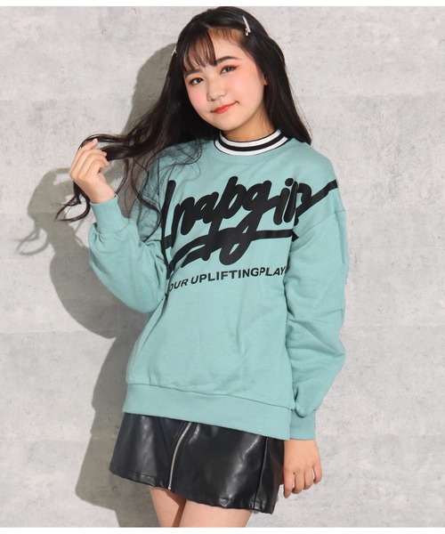 セール ナナメプリントロゴ裏毛トップス スウェット Anap Girl アナップガール のファッション通販 Zozotown