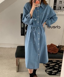 Doula Doula（ドゥーラドゥーラ）の「デニムシャツワンピース（ワンピース・レディース）」