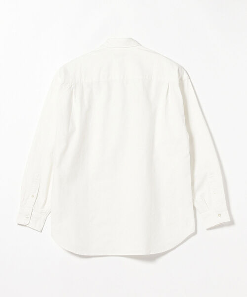 BEAMS LIGHTS（ビームスライツ）の「BEAMS LIGHTS / オックスフォード エンブロイダリー ボタンダウンシャツ（シャツ/ブラウス・メンズ・オフホワイト/ネイビー・SMALL/LARGE/MEDIUM）」の19枚目の写真