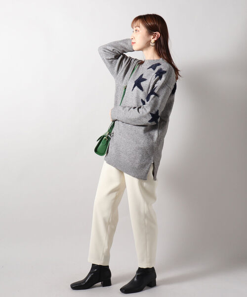 fredy repit（フレディレピ）の「星ジャガード ボトルネックプルオーバーニット（ニット/セーター・レディース・ブルー系その他4/ブラック系その他4/ベージュ系その他4・38）」の14枚目の写真