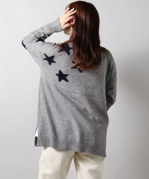 fredy repit（フレディレピ）の「星ジャガード ボトルネックプルオーバーニット（ニット/セーター・レディース・ブルー系その他4/ブラック系その他4/ベージュ系その他4・38）」の16枚目の写真