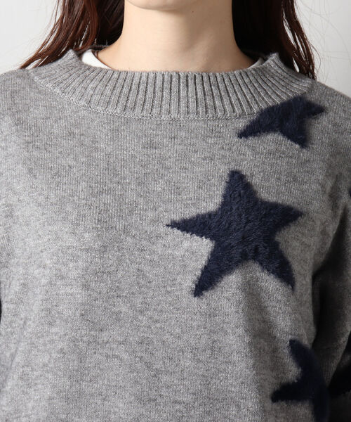 fredy repit（フレディレピ）の「星ジャガード ボトルネックプルオーバーニット（ニット/セーター・レディース・ブルー系その他4/ブラック系その他4/ベージュ系その他4・38）」の20枚目の写真