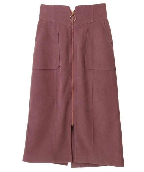 31 Sons de mode（トランテアン　ソン　ドゥ　モード）の「フロントファスナータイトスカート（スカート・レディース・サックスブルー/ピンク/クリーム・38/36）」の17枚目の写真