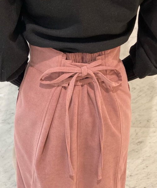 31 Sons de mode（トランテアン　ソン　ドゥ　モード）の「フロントファスナータイトスカート（スカート・レディース・サックスブルー/ピンク/クリーム・38/36）」の20枚目の写真