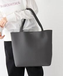 BASECONTROL | ◆レザータッチ 一枚仕立て 軽量 トートバッグ(トートバッグ)