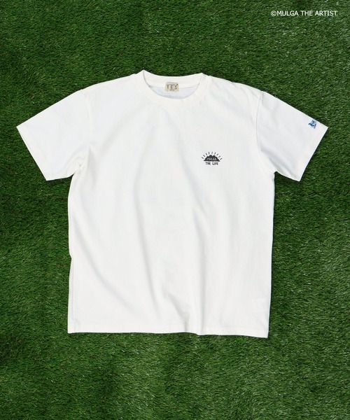 The Endless Summer（エンドレスサマー）の「TES×MULGA THE LIFE T-007 / Tシャツ（Tシャツ/カットソー・メンズ・ホワイト/ピンク系その他4・SMALL/MEDIUM/LARGE/X-LARGE）」の8枚目の写真