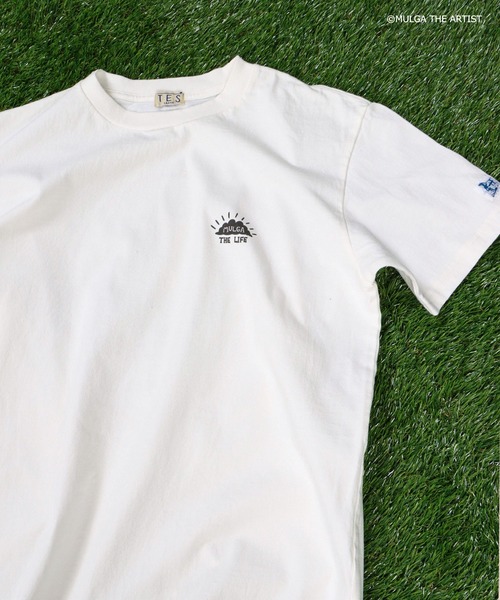 The Endless Summer（エンドレスサマー）の「TES×MULGA THE LIFE T-007 / Tシャツ（Tシャツ/カットソー・メンズ・ホワイト/ピンク系その他4・SMALL/MEDIUM/LARGE/X-LARGE）」の9枚目の写真