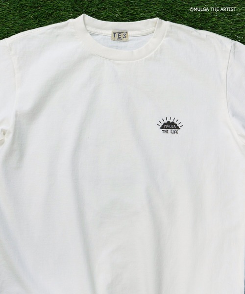 The Endless Summer（エンドレスサマー）の「TES×MULGA THE LIFE T-007 / Tシャツ（Tシャツ/カットソー・メンズ・ホワイト/ピンク系その他4・SMALL/MEDIUM/LARGE/X-LARGE）」の11枚目の写真
