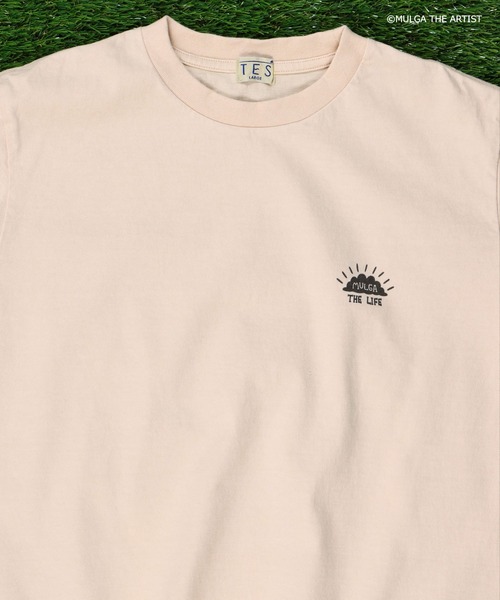 The Endless Summer（エンドレスサマー）の「TES×MULGA THE LIFE T-007 / Tシャツ（Tシャツ/カットソー・メンズ・ホワイト/ピンク系その他4・SMALL/MEDIUM/LARGE/X-LARGE）」の16枚目の写真