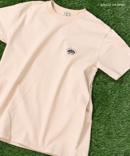 The Endless Summer（エンドレスサマー）の「TES×MULGA THE LIFE T-007 / Tシャツ（Tシャツ/カットソー・メンズ・ホワイト/ピンク系その他4・SMALL/MEDIUM/LARGE/X-LARGE）」の18枚目の写真
