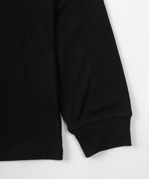 make a ray!(メイク ア レイ!)の「ビッグシルエット ワンポイント 刺繍ワッペン ロンT/USAコットン(Tシャツ/カットソー・メンズ・ホワイト/ブラック/ネイビー/ターコイズブルー/ホワイト系その他/グレイッシュベージュ・M/L)」の14枚目の写真